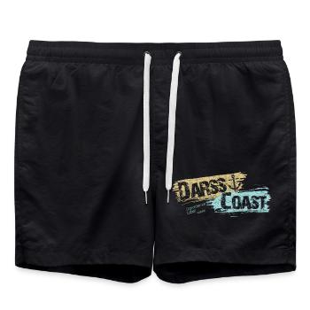 DarssCoast - Original Brand - Badeshorts - Schwarz - Vorne - AI Model Male 185 light (185cm)