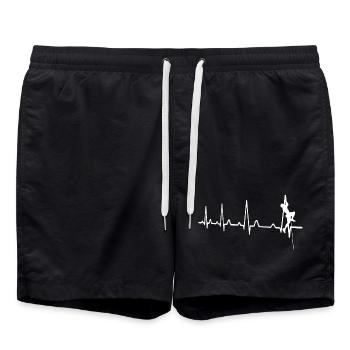 Escalade heartbeat - Short de bain - noir - Devant - AI Model Male 185 light (185cm)