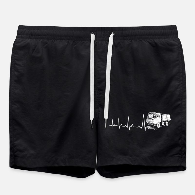 Herzschlag - Multicar M25 - Badeshorts - Schwarz