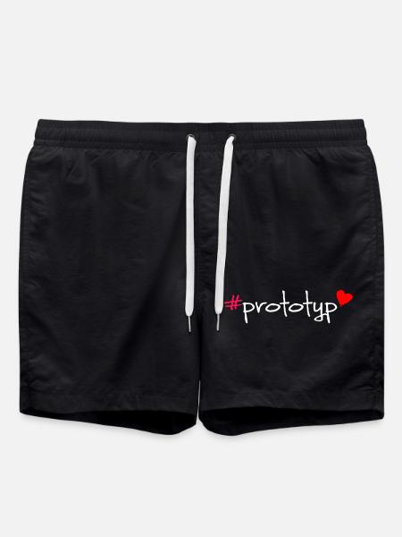 #prototyp - Short de bain - noir