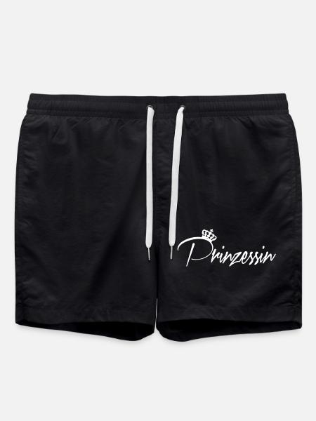 Prinzessin - Badeshorts - Schwarz
