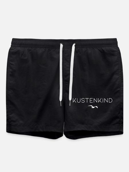 Küstenkind - Badeshorts - Schwarz
