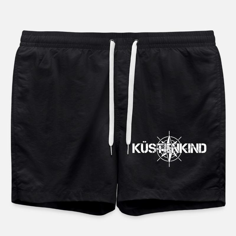Küstenkind - Badeshorts - Schwarz