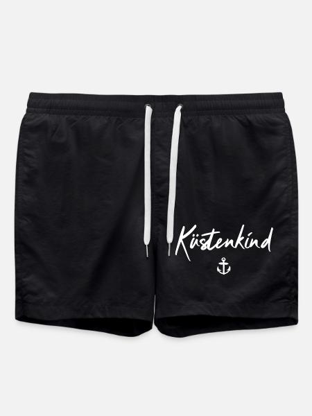 Küstenkind - Badeshorts - Schwarz