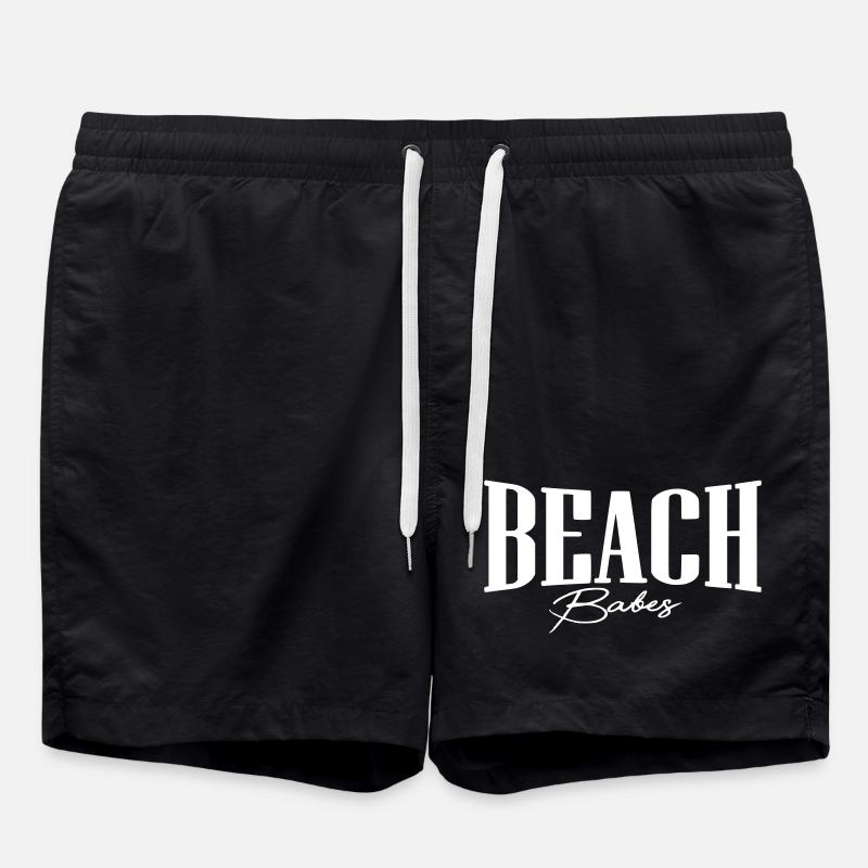 fille de plage de plage - Short de bain - noir