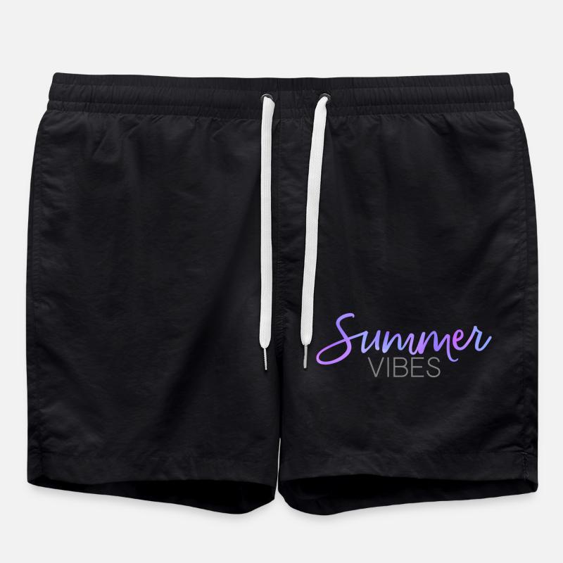 Summer Vibes - Swim Trunks - black