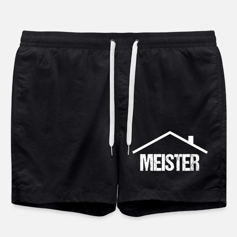 Hausmeister - Badeshorts - Schwarz