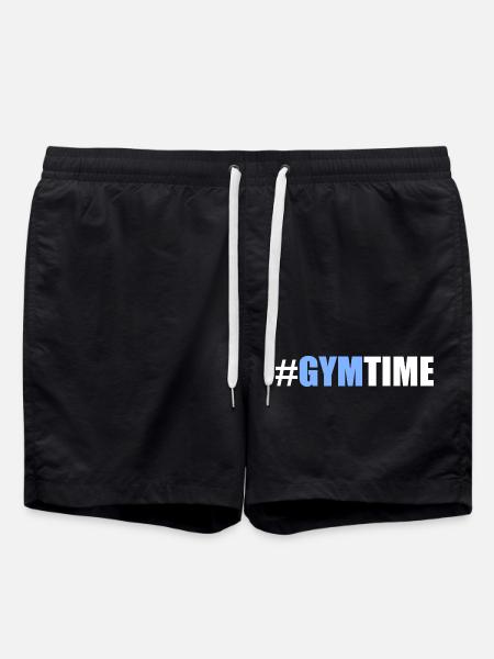 Gym time - Swim Trunks - black