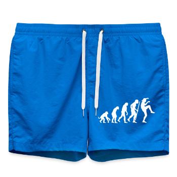 Drôle d’évolution Karaté Vintage 80s Crane Kick - Short de bain - cobalt blue - Devant