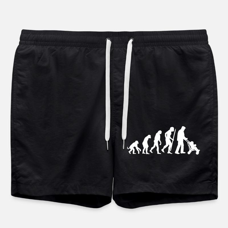 Evolution Grandfather Stroller Grandpa babysitter - Swim Trunks - black