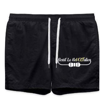 Elektroingenieur Witz - Badeshorts - Schwarz - Vorne - AI Model Male 185 light (185cm)