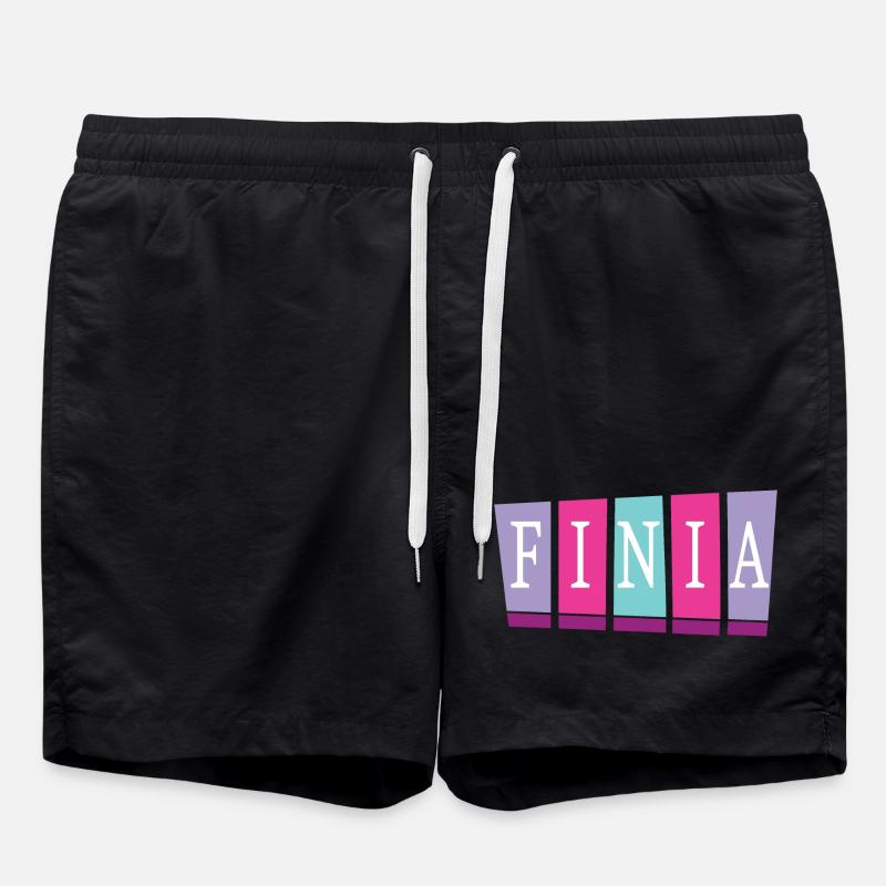 Finia - Swim Trunks - black