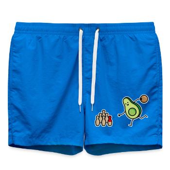 Drôle de bowling à l’avocat, bowler, bowling, bowler - Short de bain - cobalt blue - Devant