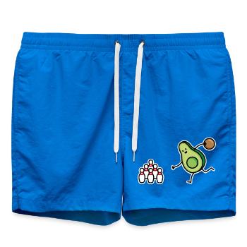Drôle de bowling à l’avocat, bowler, bowling, bowler - Short de bain - cobalt blue - Devant