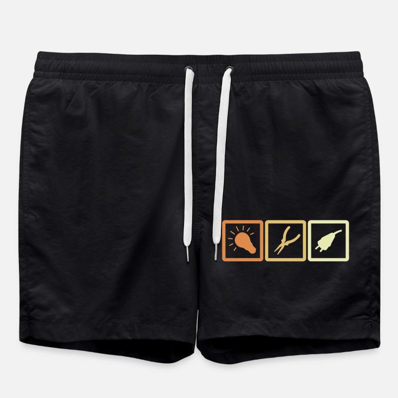 Electrician Tools - Swim Trunks - black