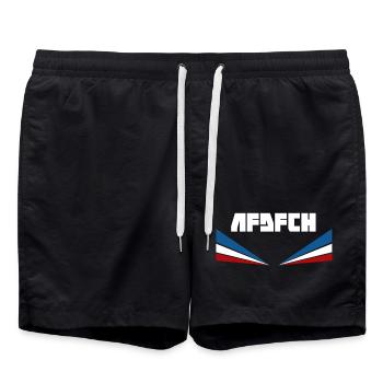AFDFCH Rostock - Short de bain - noir - Devant - AI Model Male 185 light (185cm)