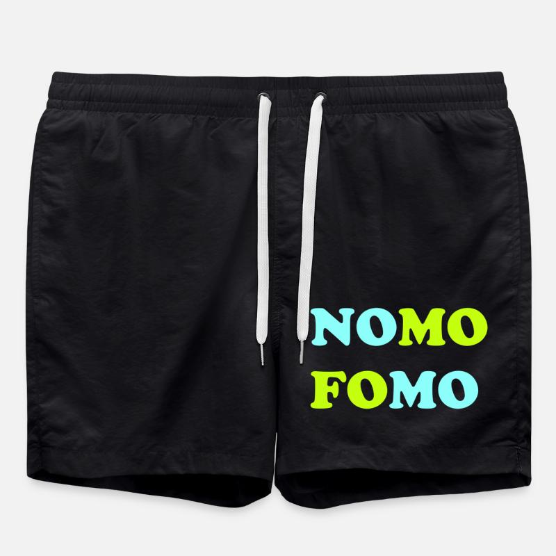 FOMO Peur de manquer quelque chose - Short de bain - noir