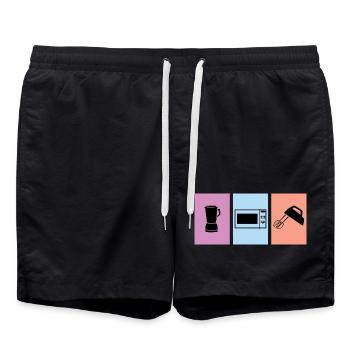 Cook - Swim Trunks - black - Front - AI Model Male 185 light (185cm)