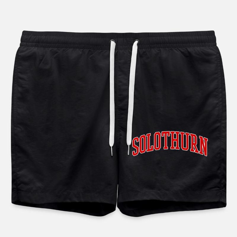 Slothurn College Arc - Swim Trunks - black