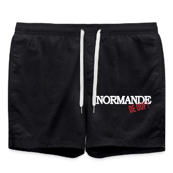 Normande de ouf - Short de bain - noir - Devant - AI Model Male 185 light (185cm)