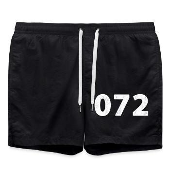 072 Alkmaar, Egmond aan Zee, Heerhugowaard, Limmen - Short de bain - noir - Devant - AI Model Male 185 light (185cm)