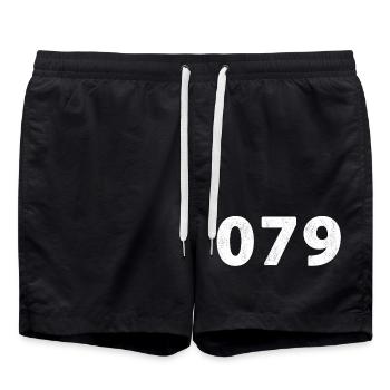 079 Zoetermeer Moerkapelle Benthuizen - Short de bain - noir - Devant - AI Model Male 185 light (185cm)