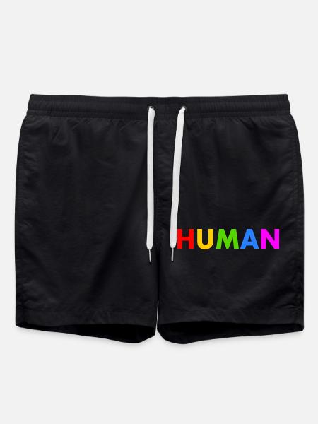 Human - Swim Trunks - black