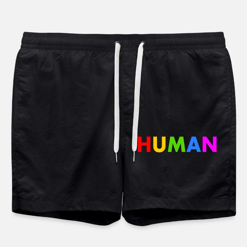 Human - Swim Trunks - black