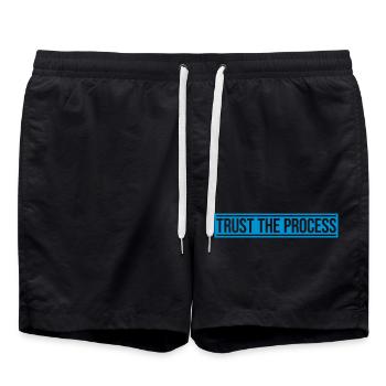 faire confiance au processus Devis - Short de bain - noir - Devant - AI Model Male 185 light (185cm)
