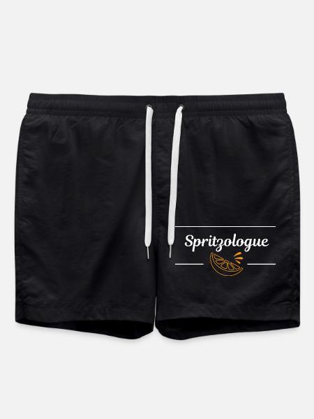 Spritzologue - Short de bain - noir