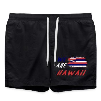 Nous sommes Hawaï - Short de bain - noir - Devant - AI Model Male 185 light (185cm)