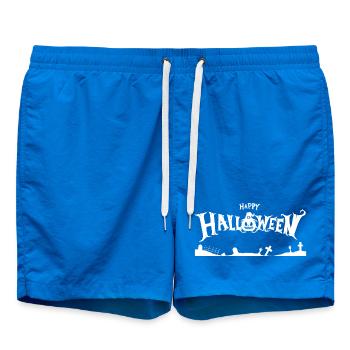 Happy Halloween - Swim Trunks - cobalt blue - Front