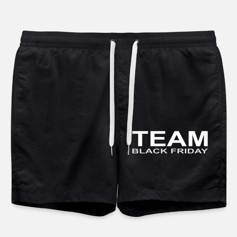 Team black friday - Short de bain - noir