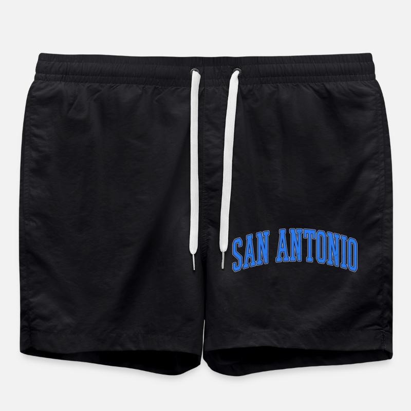 San Antonio (Texas) - Short de bain - noir