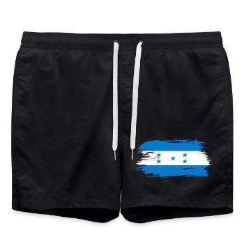 Drapeau du Honduras - Short de bain - noir - Devant - AI Model Male 185 light (185cm)