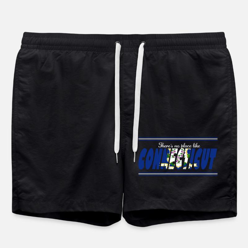 Connecticut Fierté Drapeau Bleu - Short de bain - noir