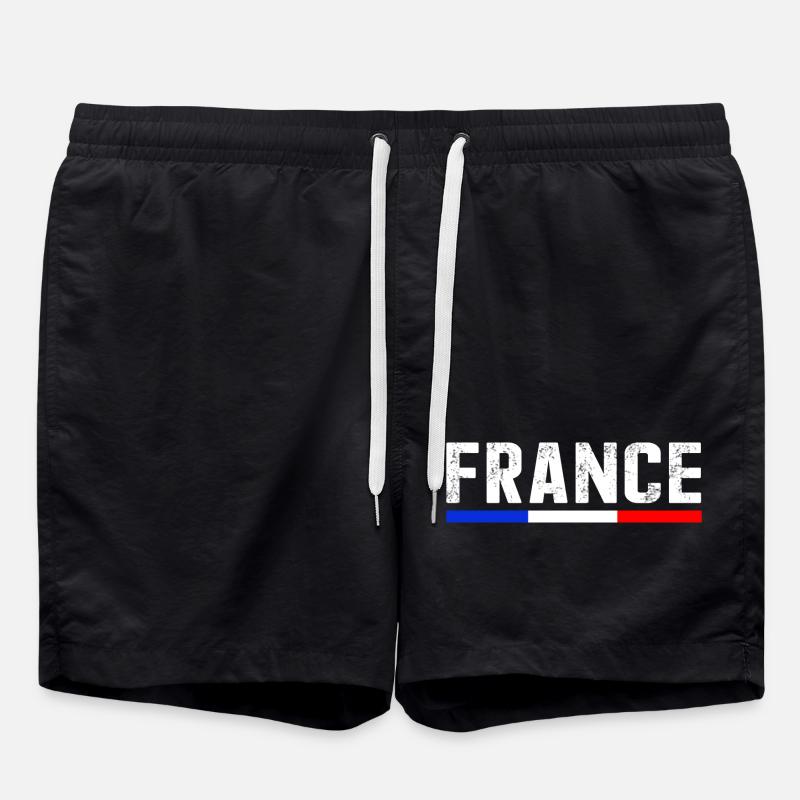 FRANCE - Swim Trunks - black