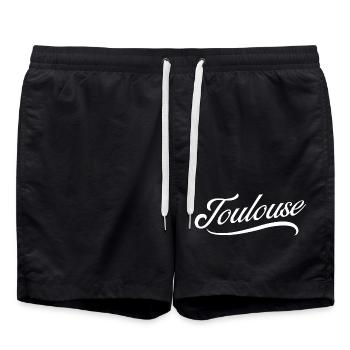Toulouse - Short de bain - noir - Devant - AI Model Male 185 light (185cm)