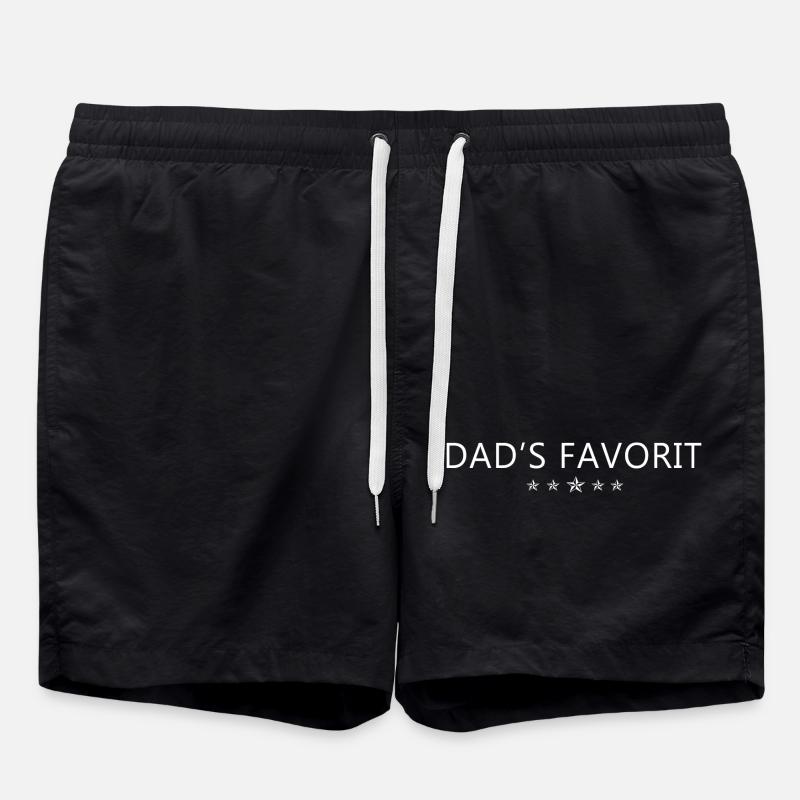 Papas Liebling - Badeshorts - Schwarz