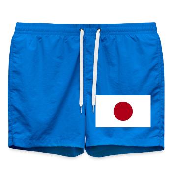 Japan National Flag - Swim Trunks - cobalt blue - Front