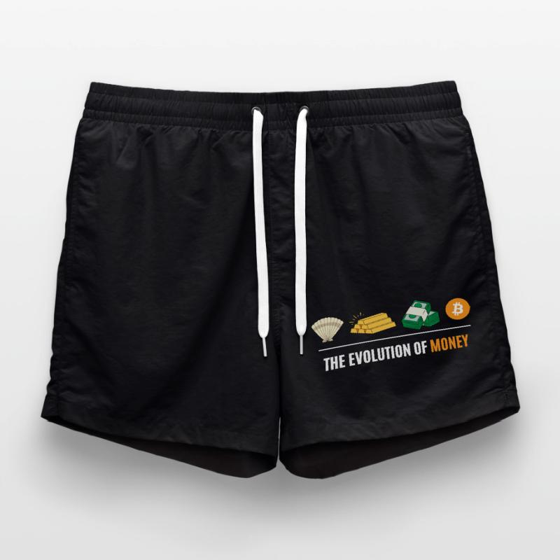 Die Evolution des Geldes Badeshorts