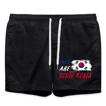 Nous sommes la Corée du Sud - Short de bain - noir - Devant - AI Model Male 185 light (185cm)