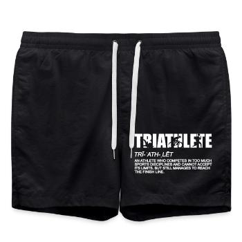 Triathlon Significance - Swim Trunks - black - Front - AI Model Male 185 light (185cm)