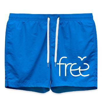 Free (dark) - Swim Trunks - cobalt blue - Front
