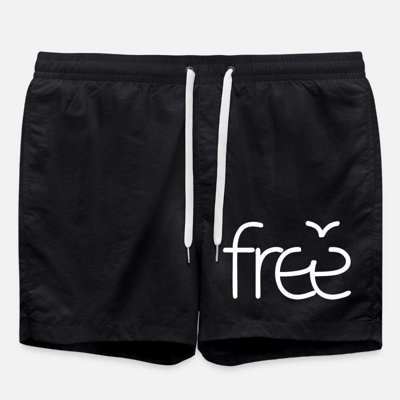 Kostenlos (dunkel) - Badeshorts - Schwarz
