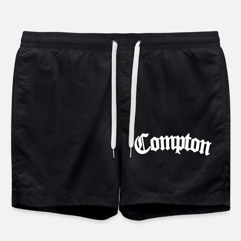 compton - Badeshorts - Schwarz