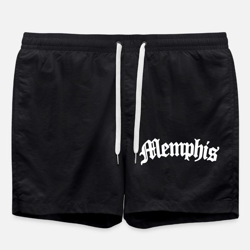 memphis - Badeshorts - Schwarz