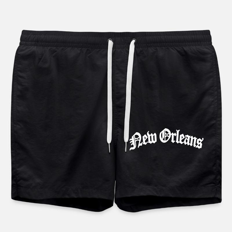 new orleans - Badeshorts - Schwarz