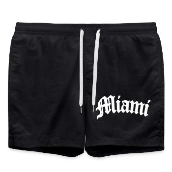 Maillot Miami - Short de bain - noir - Devant - AI Model Male 185 light (185cm)