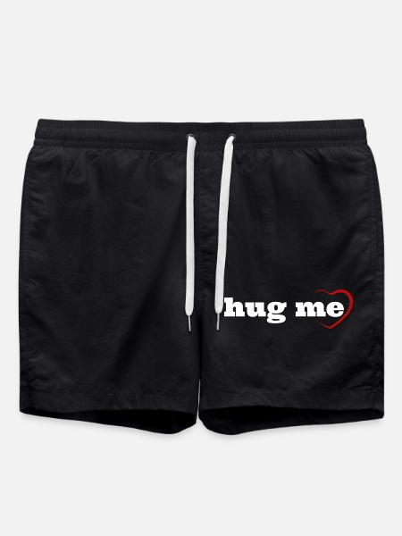 Hug me - Swim Trunks - black